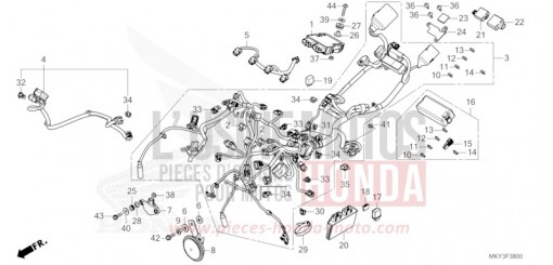 FAISCEAU DES FILS CB650RAP de 2023